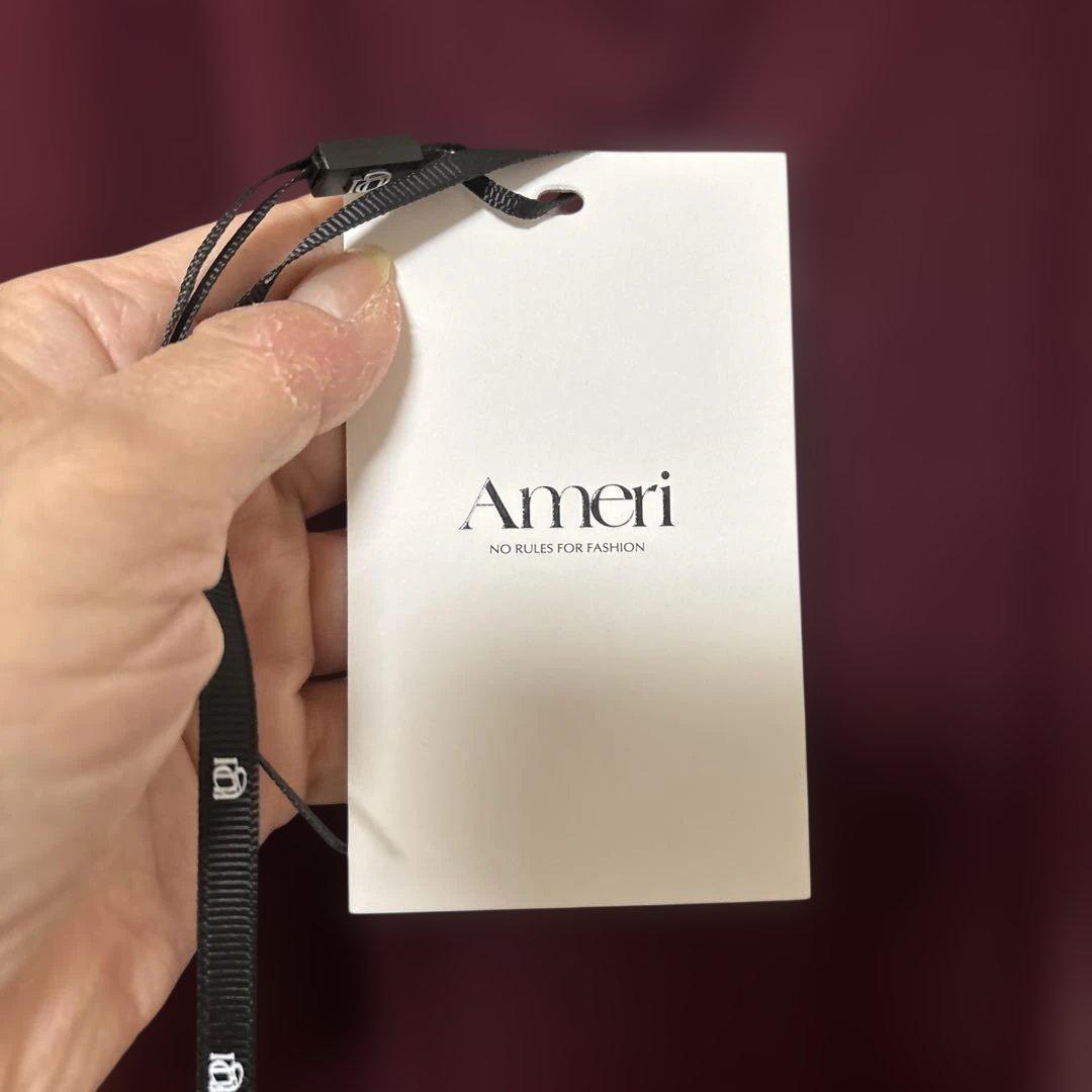 アメリHALTER NECK LONG SLEEVE SET TOPボルドー