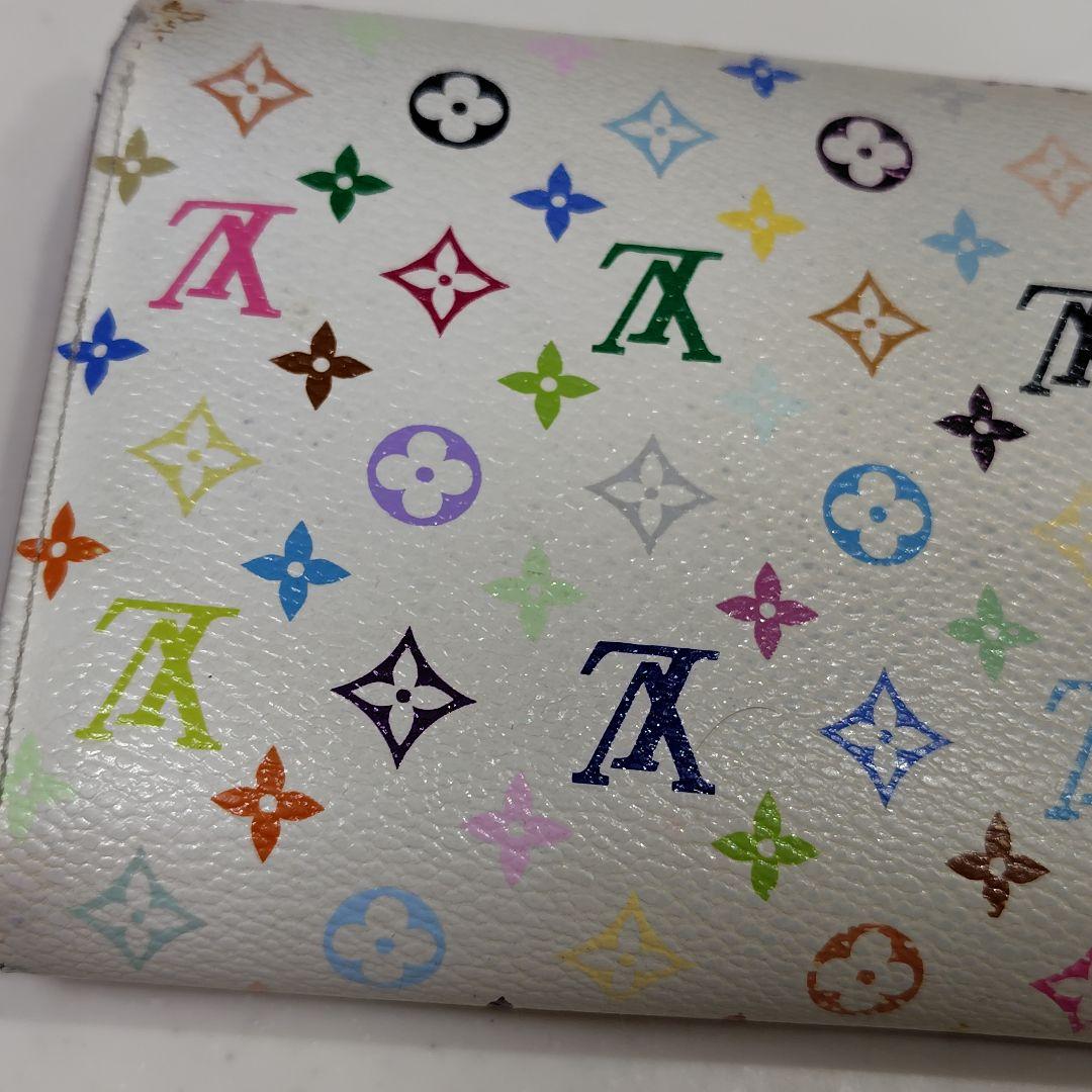 正規店購入　LOUIS VUITTON　マルチカラー　ホワイト　長財布