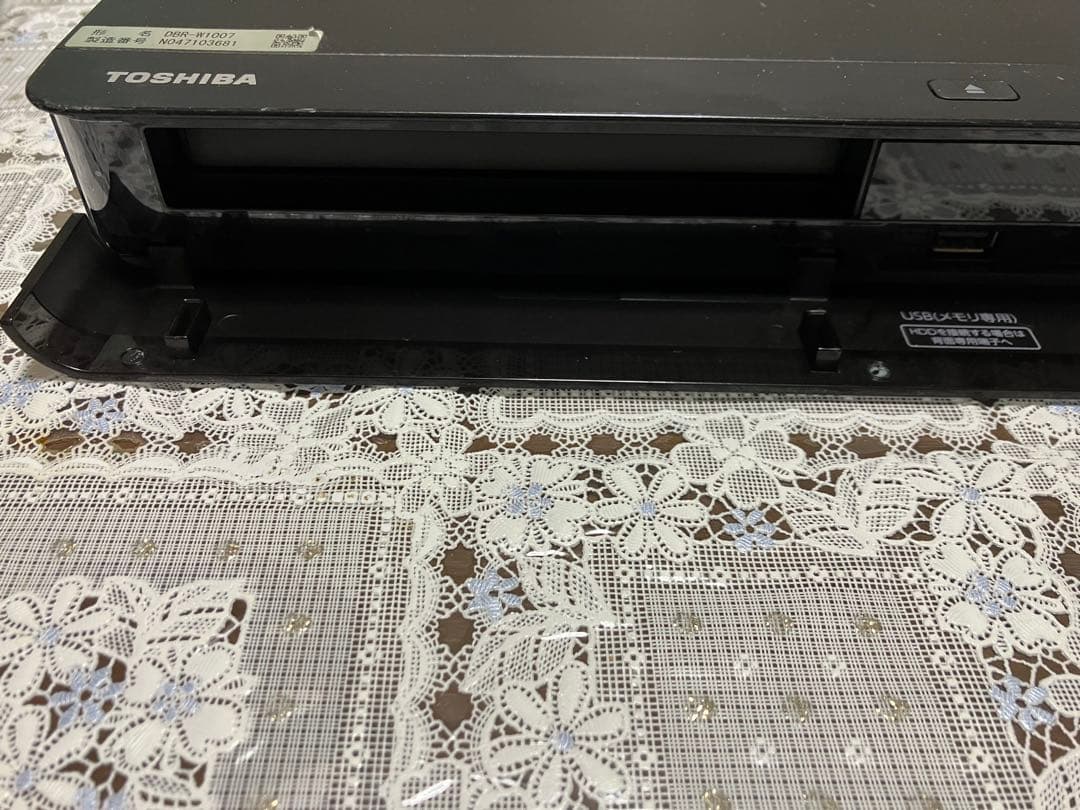 TOSHIBA DBR - Ｗ1007 リモコンなし