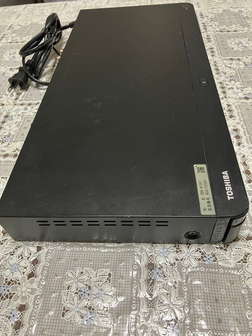 TOSHIBA DBR - Ｗ1007 リモコンなし