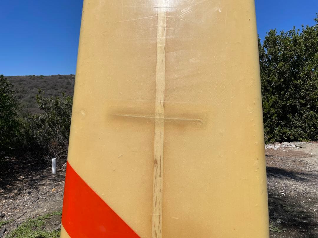 激レア◇60'sビンテージ◇HOBIEホビー ロングボード◇9'8 ウッドフィン