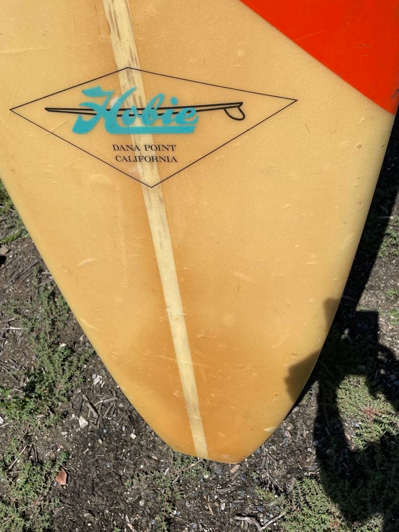 激レア◇60'sビンテージ◇HOBIEホビー ロングボード◇9'8 ウッドフィン