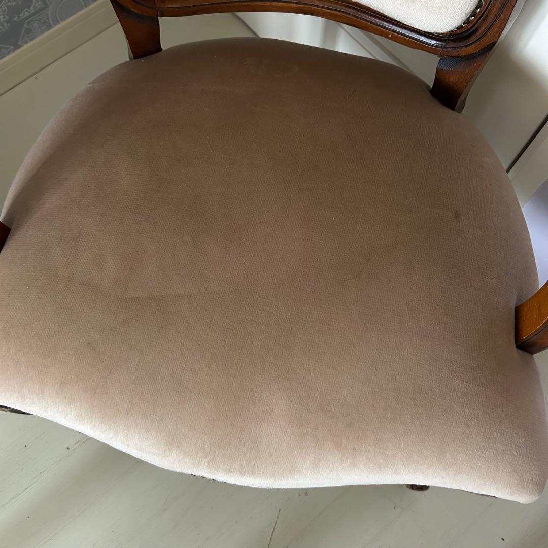 アンティークチェア　アームチェア　座椅子