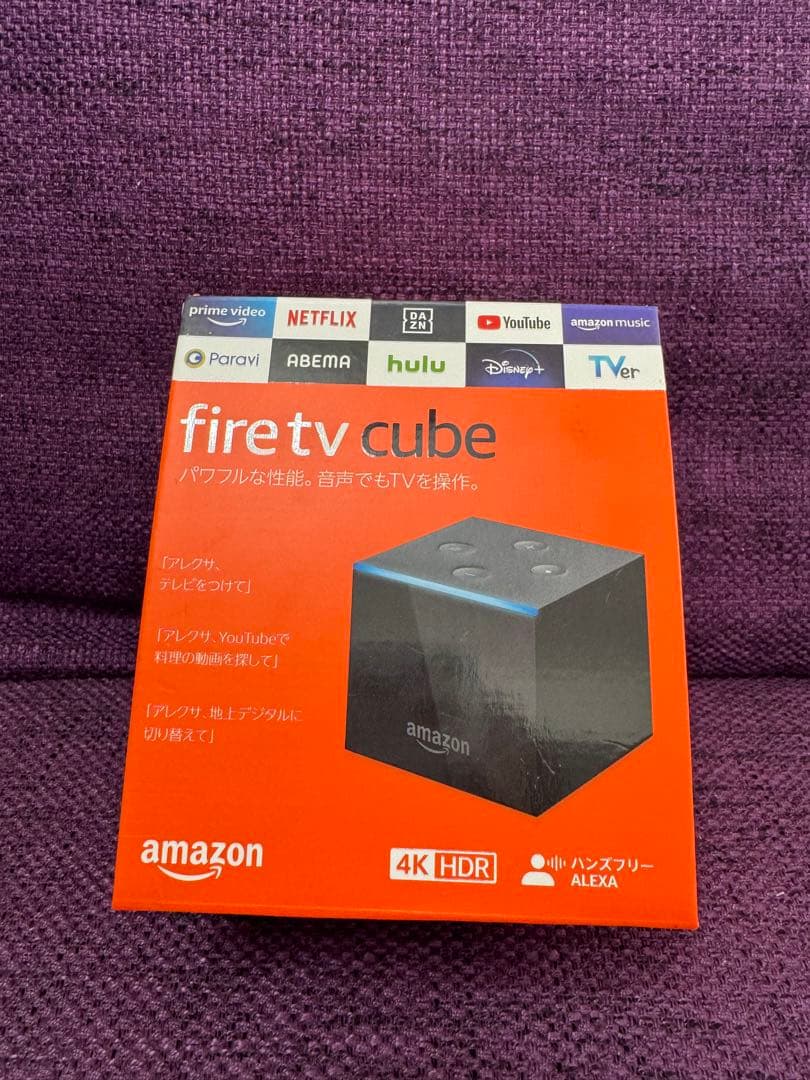 Fire TV Cube 4K HDR Alexa対応