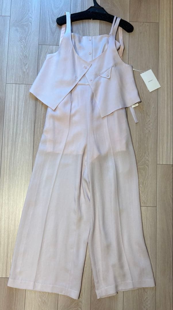 Ameri VEST SET BARE TOP ROMPERS ロンパース