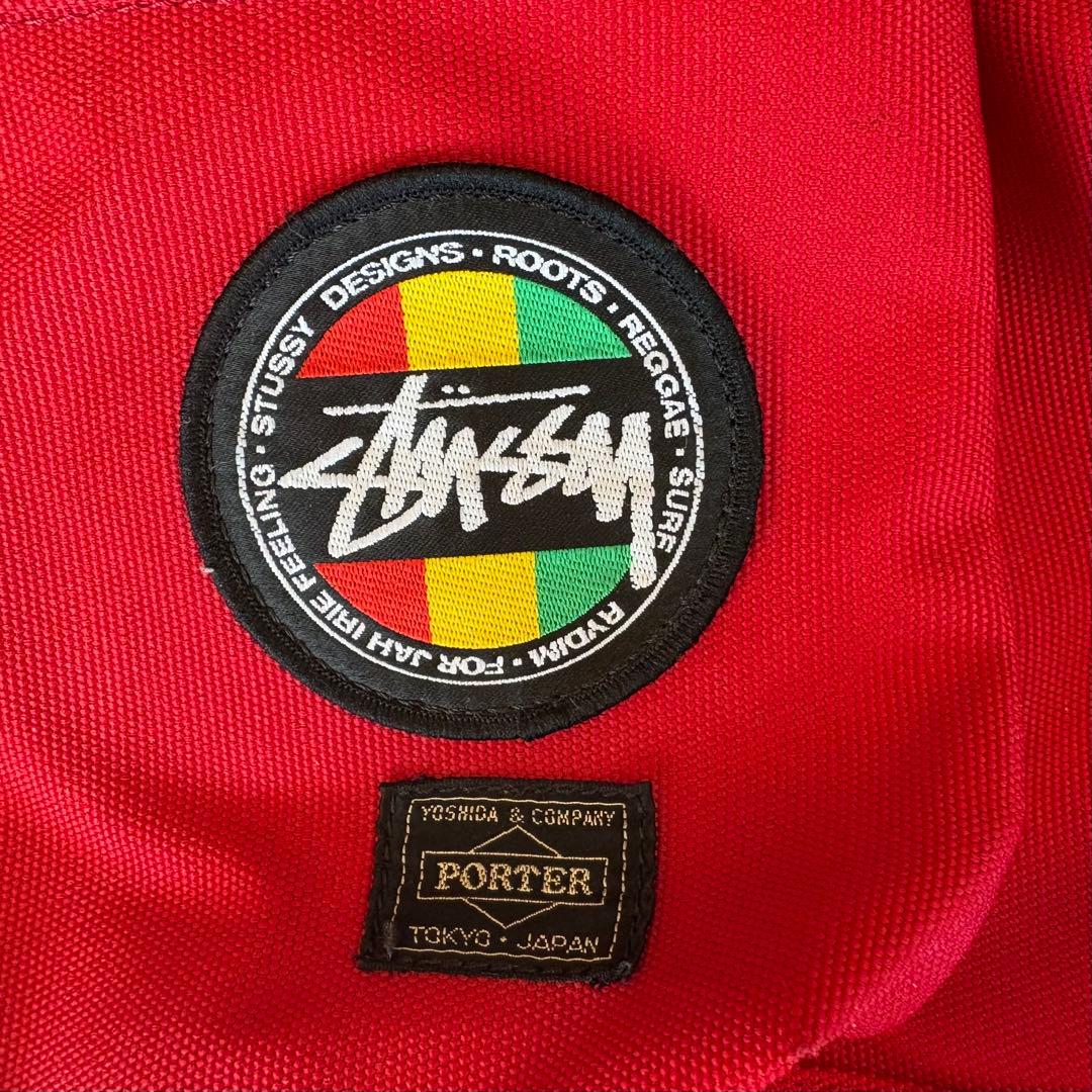 STUSSY × PORTER レッドバックパック