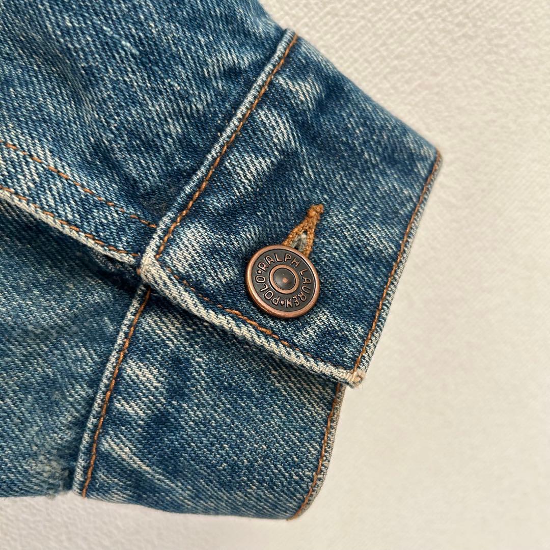 【スペシャル】ラルフローレン　デニムジャケット　セカンド　90s 三角タグ　L