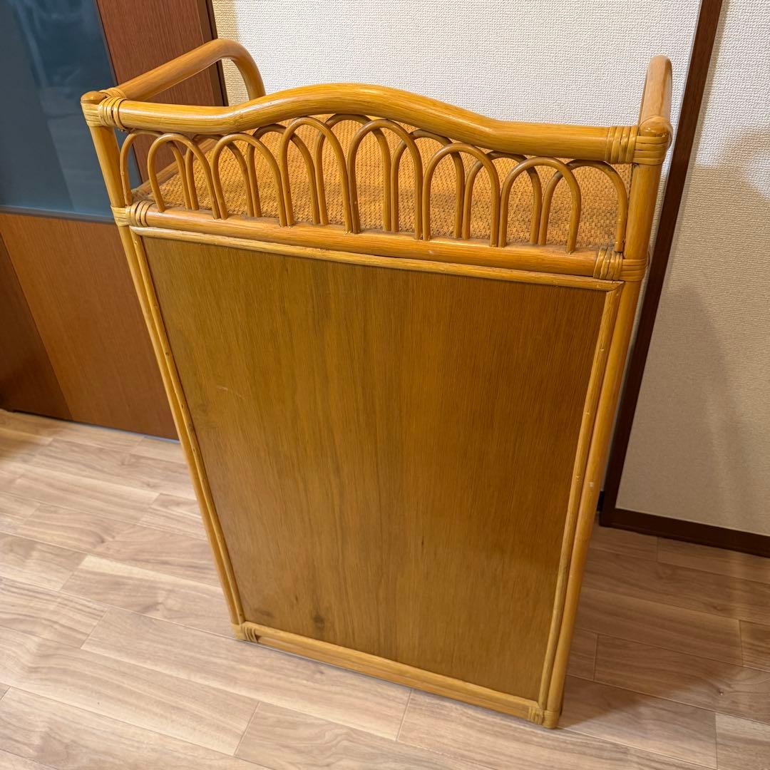 籐　ラタン　チェスト 5段 引き出し6杯 幅60cm 収納家具　ニトリ