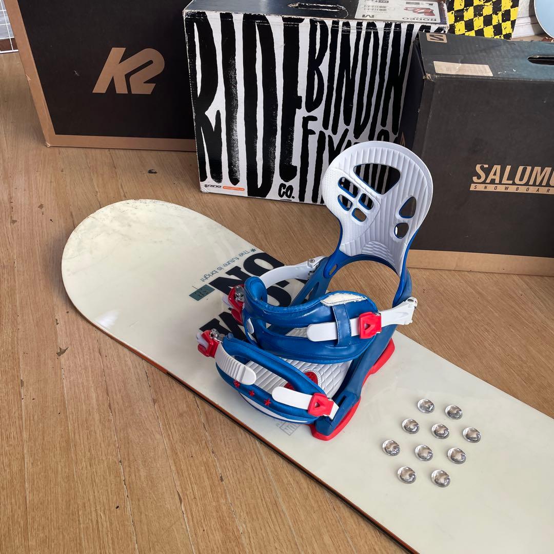 SALOMON×HEAD　サロモン　バインディング付　程度良好スノーボードセット