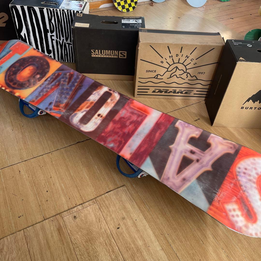 SALOMON×HEAD　サロモン　バインディング付　程度良好スノーボードセット