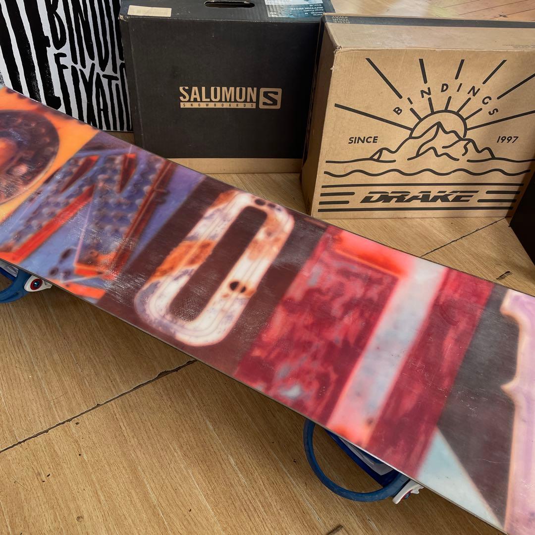SALOMON×HEAD　サロモン　バインディング付　程度良好スノーボードセット