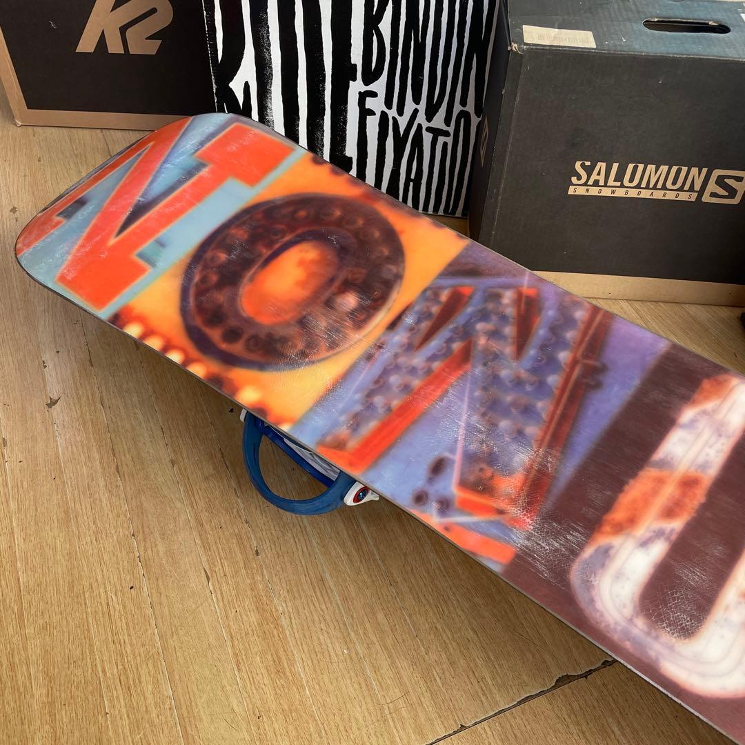 SALOMON×HEAD　サロモン　バインディング付　程度良好スノーボードセット