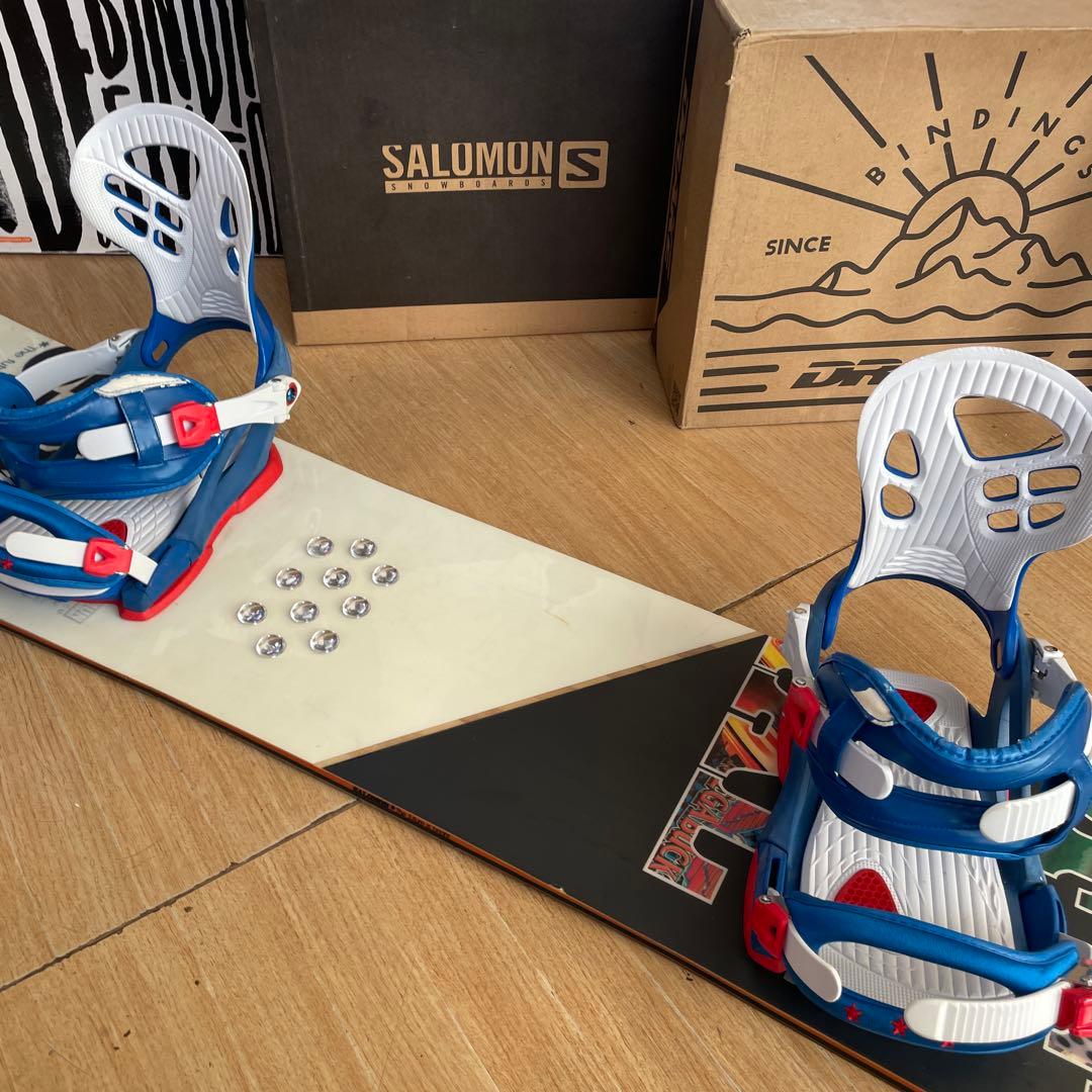 SALOMON×HEAD　サロモン　バインディング付　程度良好スノーボードセット