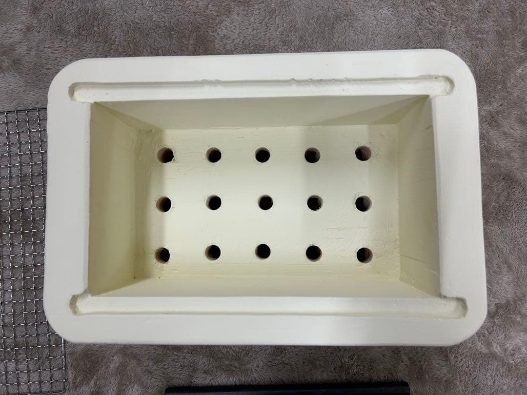 新品【丸和工業】焼鳥七輪300 切り出し七輪