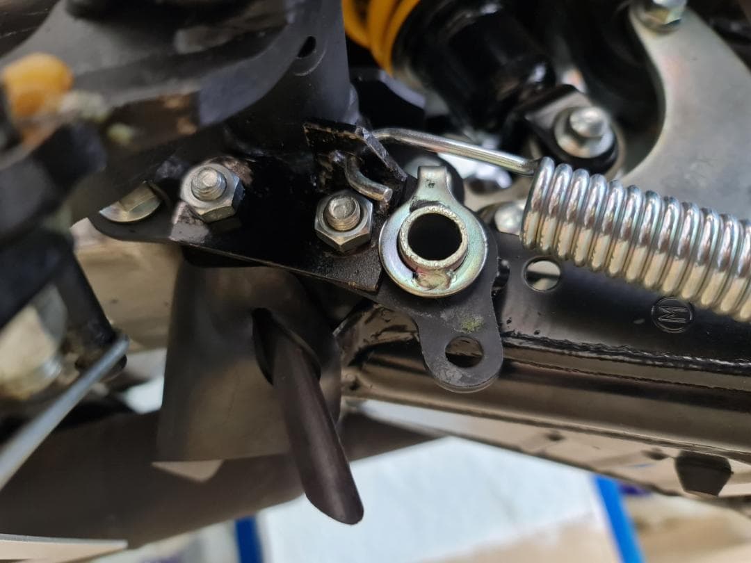 YAMAHA　 XSR155　　バイク センタースタンド xsr02