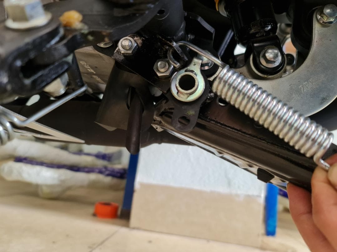 YAMAHA　 XSR155　　バイク センタースタンド xsr02