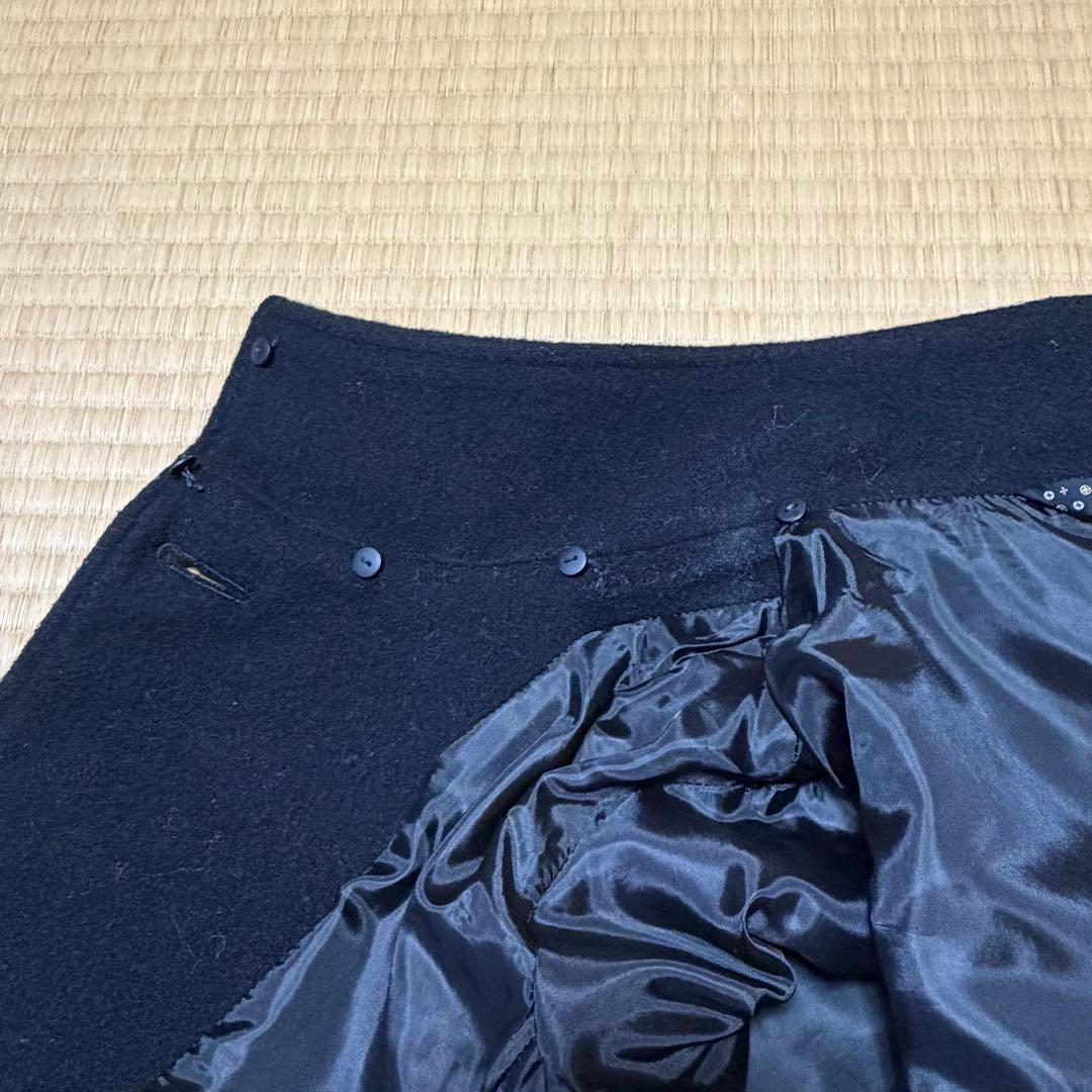 ANTIPAST アンティパスト ウールコート 黒 日本製 スタンドカラー