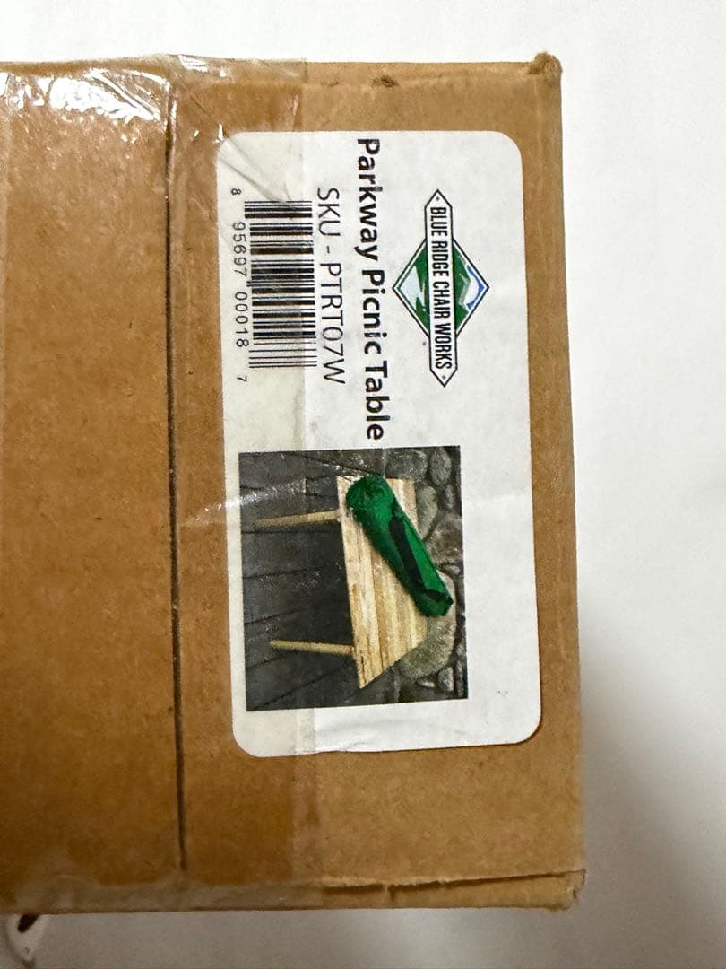 BLUE RIDGE CHAIR WORKS パークウェイピクニックテーブル