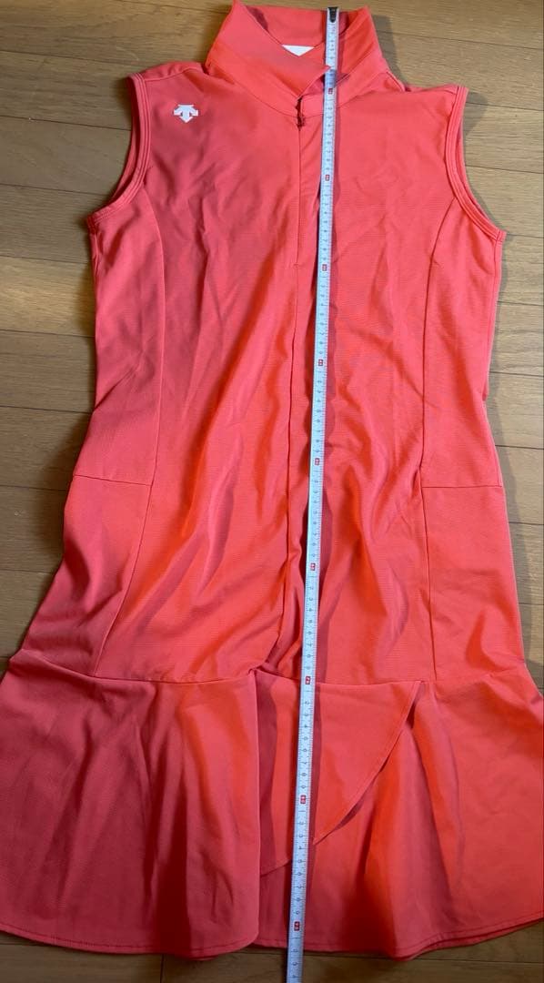 DESCENTE GOLF レディースワンピース Lオレンジ