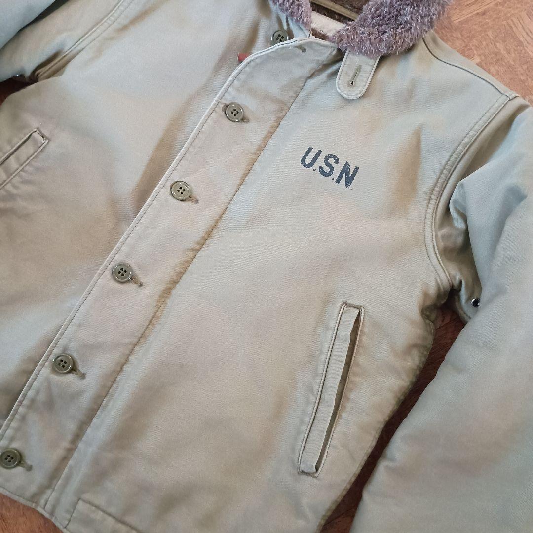 ヒューストン HOUSTON USN N-1 デッキジャケット サイズ34