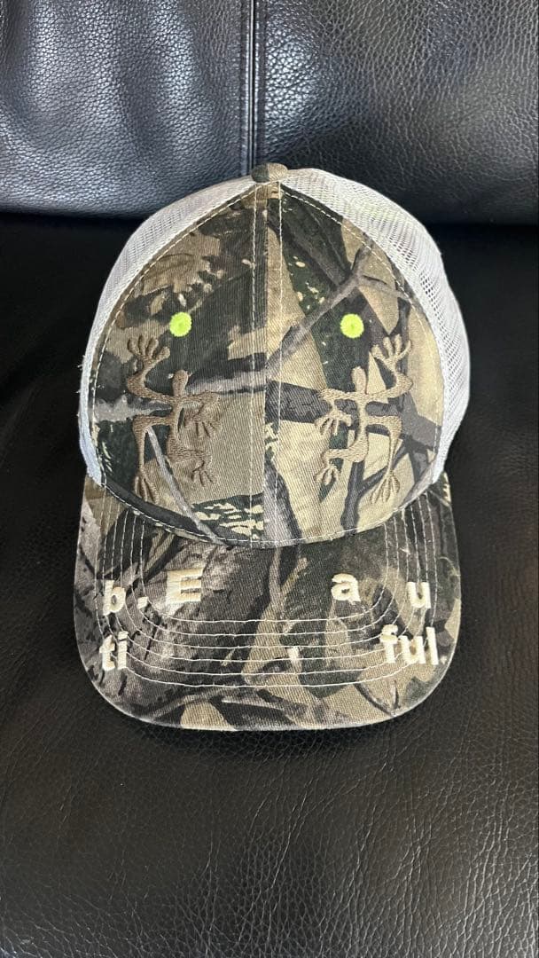 帽子 b.Eautiful Biyu Trucker Hat (Peak Camo)