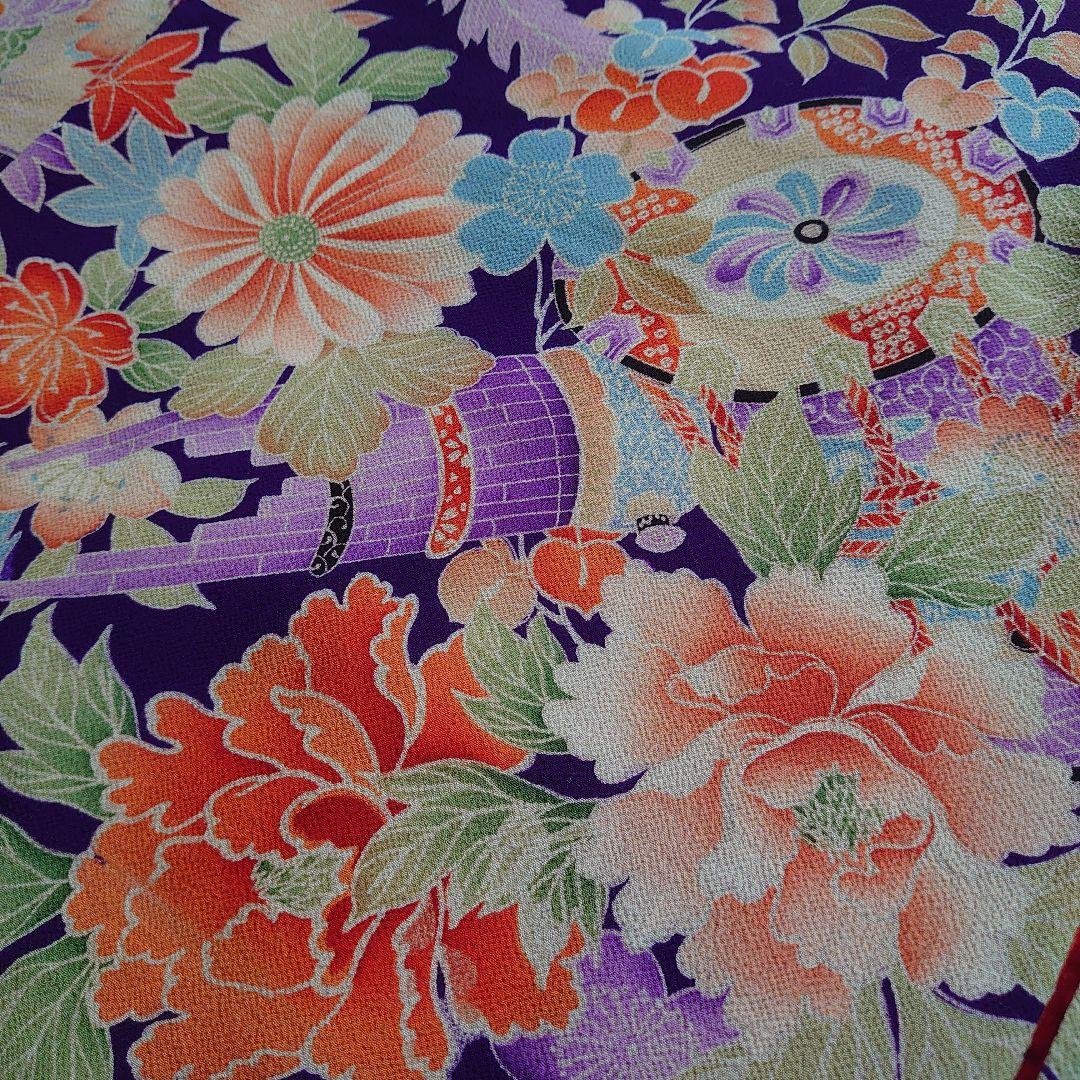 【高級縮緬】アンティーク　着物　大正　女の子　髪飾りセット　希少価値