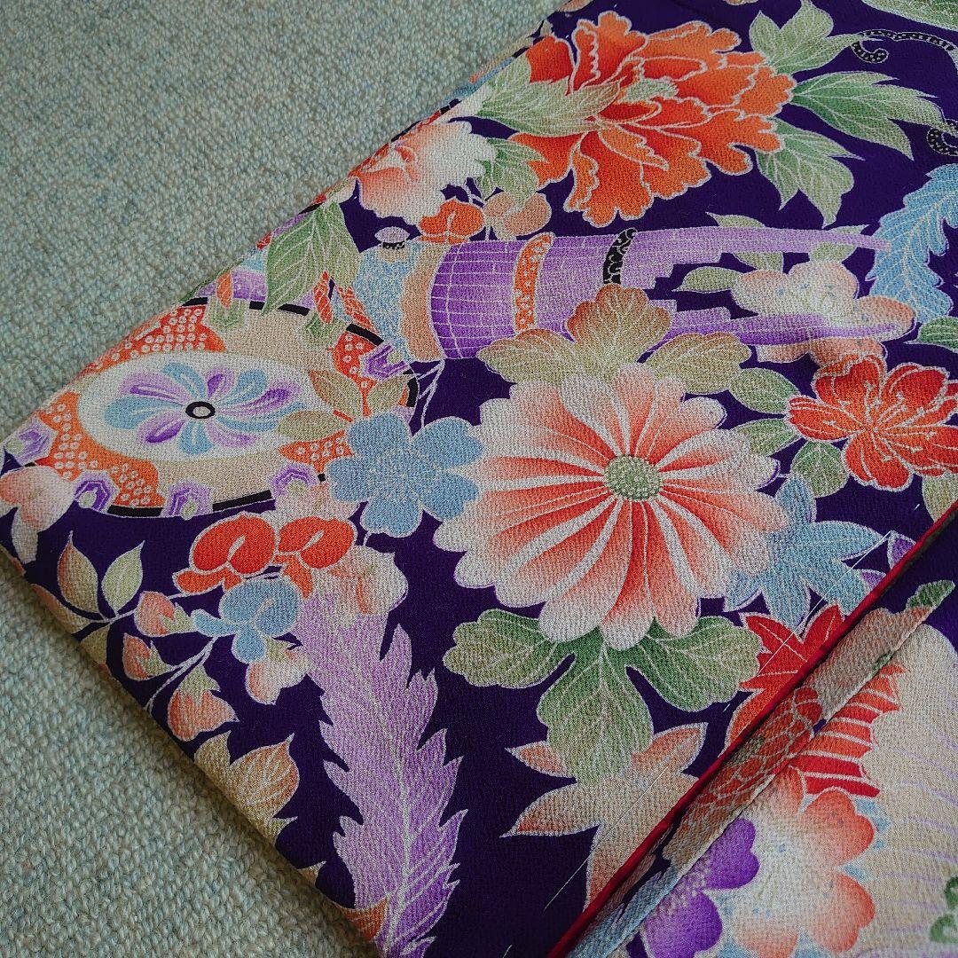 【高級縮緬】アンティーク　着物　大正　女の子　髪飾りセット　希少価値