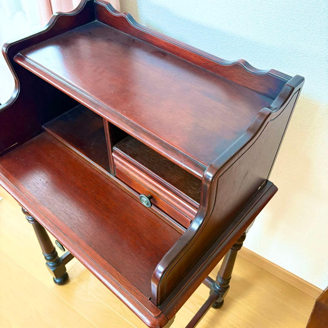 カリモク ライティングデスク ライティングビューロー 家具 レトロ