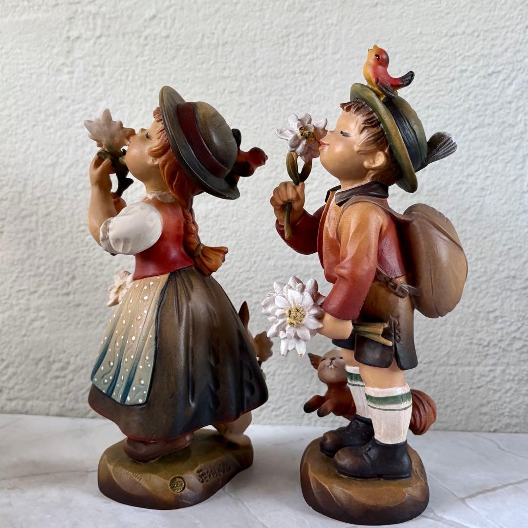 アンリ人形 ANRI Ferrandiz 18㎝・ペア　【エーデルワイズ】