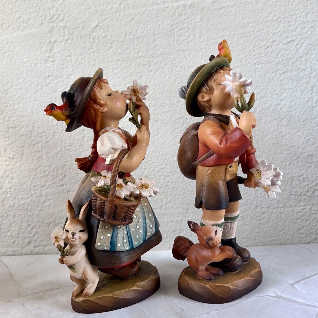 アンリ人形 ANRI Ferrandiz 18㎝・ペア　【エーデルワイズ】