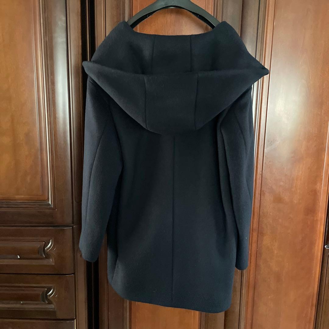 【じゅん様】自由区 フーデットコート ネイビー L