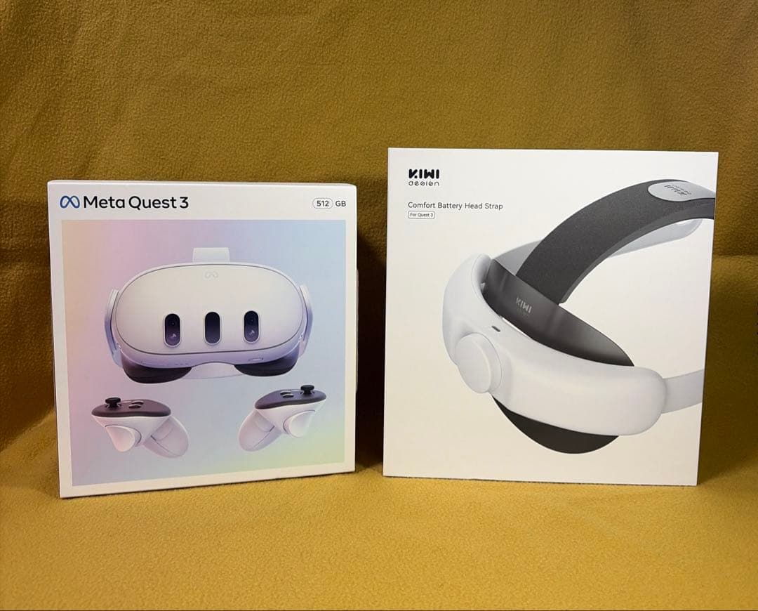 メタクエスト3 512GB kiwiバッテリーベッドストラップ付き　即購入⭕️