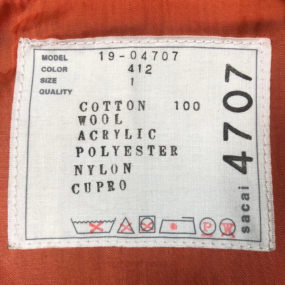 sacai ドッキング レイヤード デニムジャケット Gジャン ブルゾン