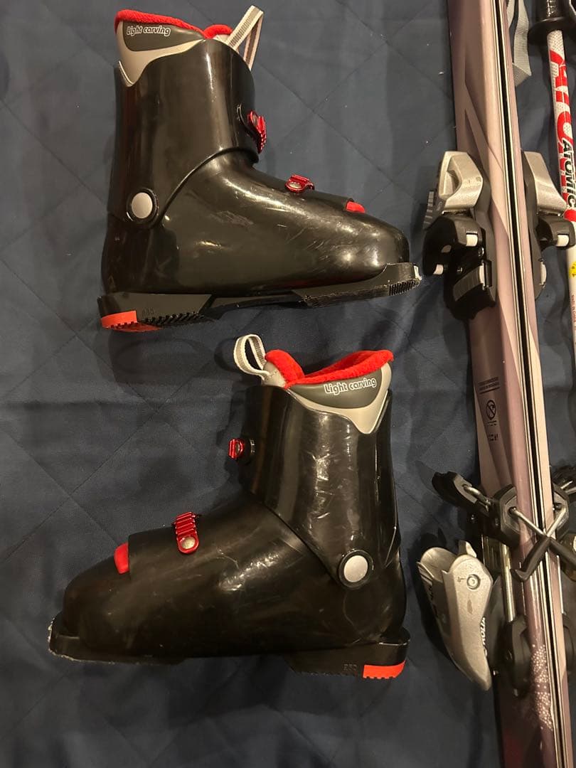 140 150 子供 スキー PURE CONSCIOUS セット ジュニア