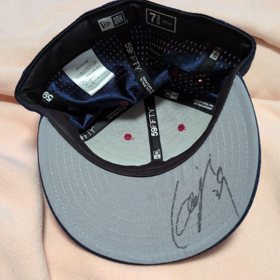 ヤクルトスワローズプロコレキャップ◯サイズ58.7◯直筆サイン入り