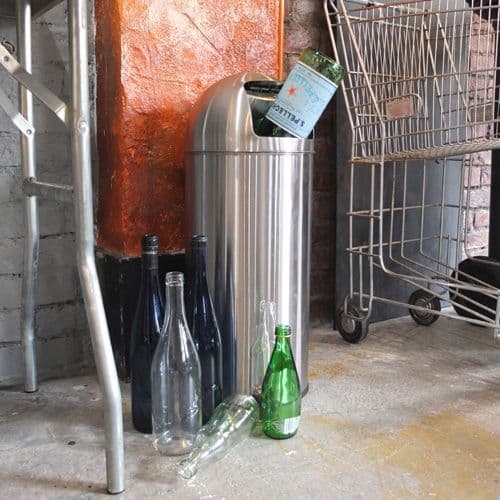 新品 ダストボックス ゴミ箱 25L ダルトン ステンレス インダストリアル