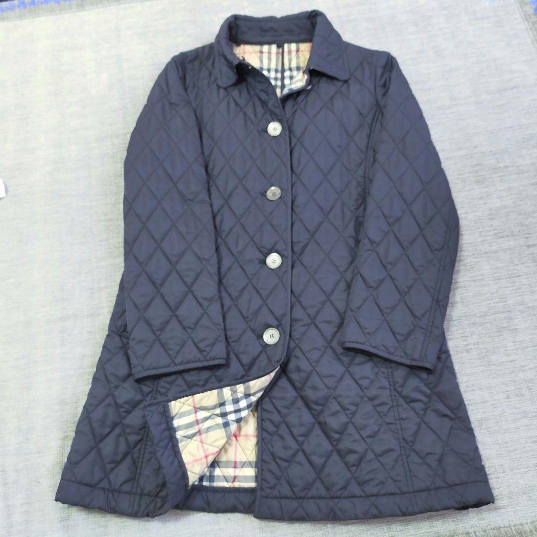 最終お値引！バーバリーキルティングコート9号