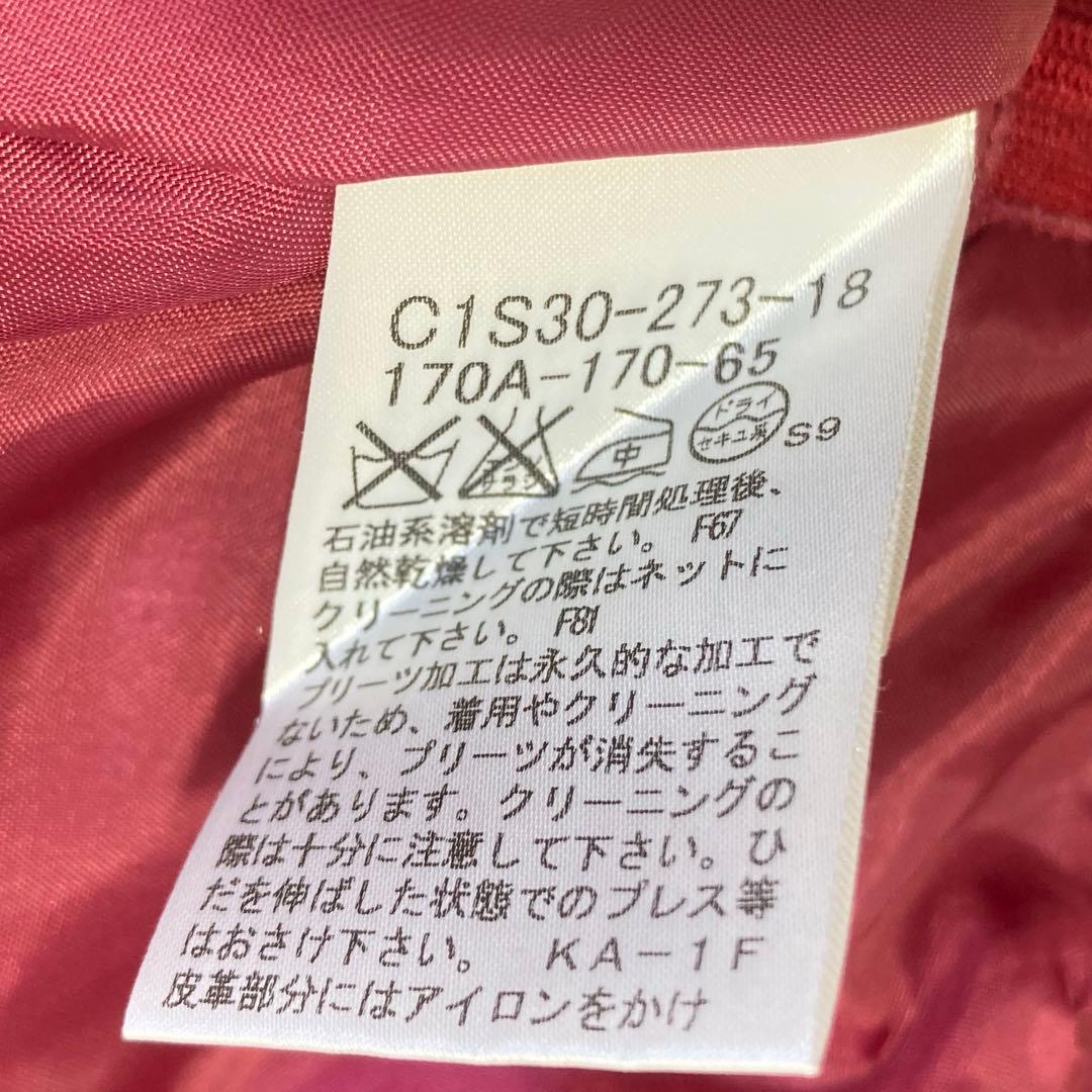 美品✨バーバリー　セットアップ　170 卒業式　ノバチェック　プリーツ　グレー