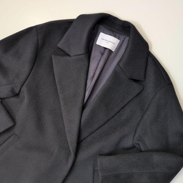 ユナイテッド アローズ UNITED ARROWS ネイビー テーラードコート