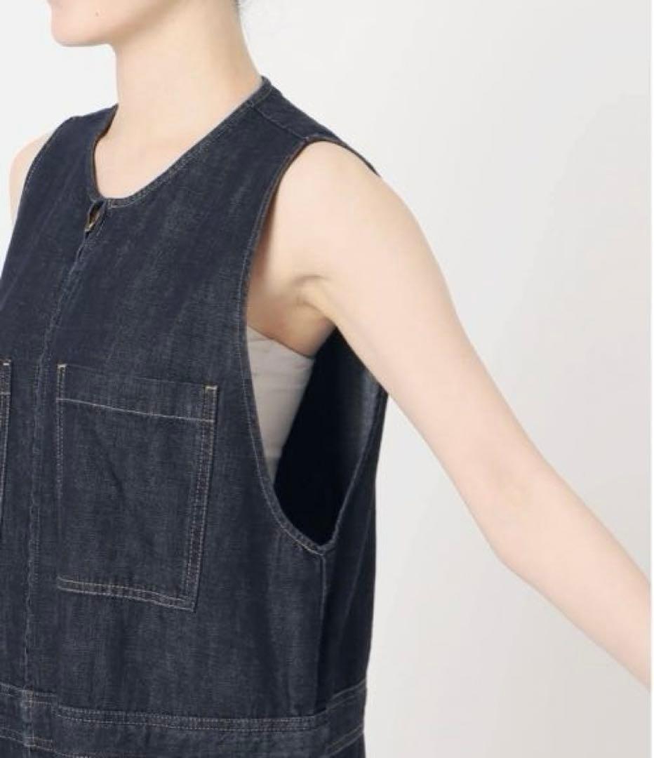 ☆美品☆ 【WHITE FIELD】別注ノースリーブオールインワン