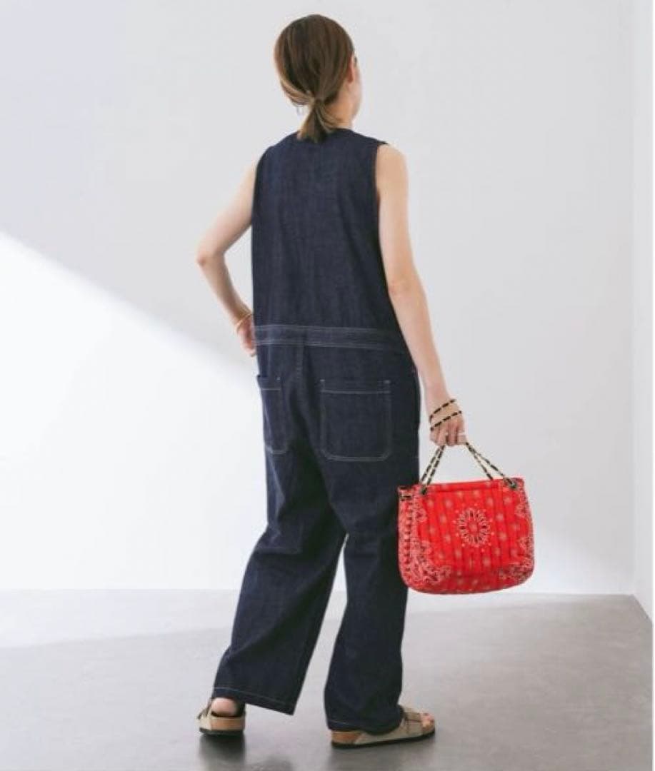 ☆美品☆ 【WHITE FIELD】別注ノースリーブオールインワン