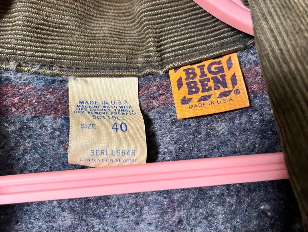 70~80s USA製 BIG BEN デニムジャケット 濃紺