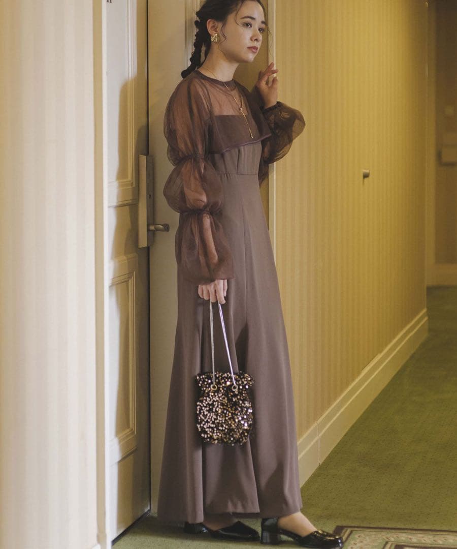 m*i様 kastane Tulle layered bare dress ブラ