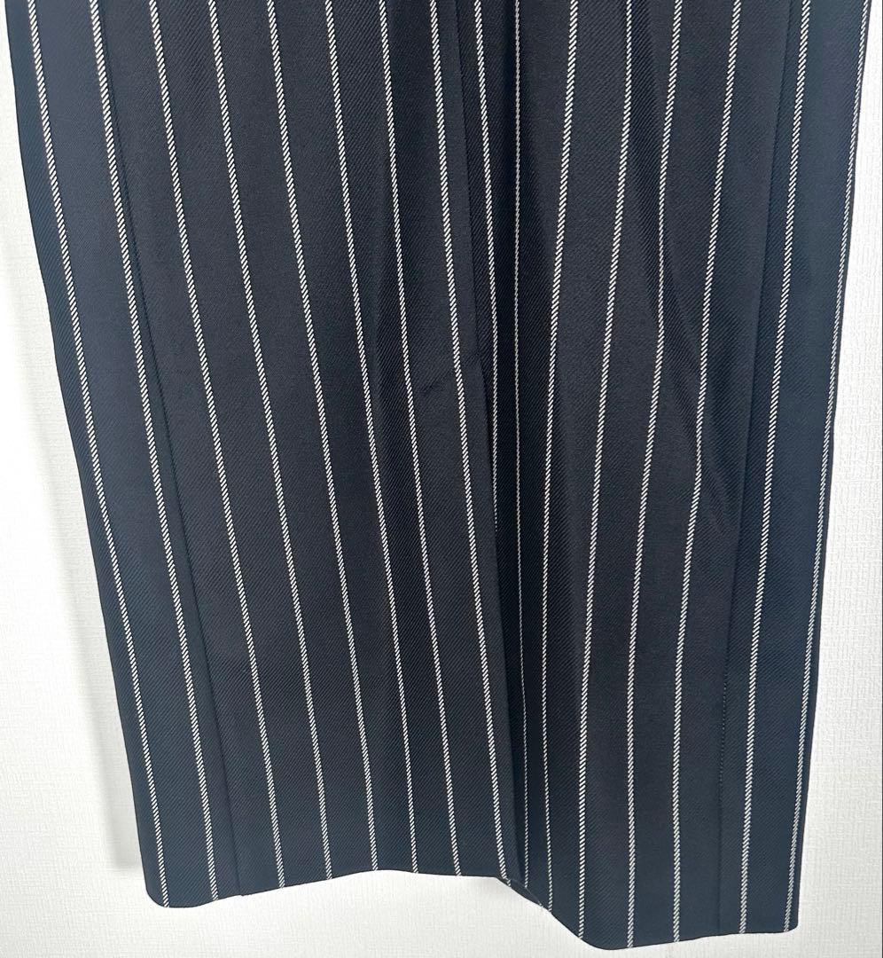 極美品　マッキントッシュ　チェスターコート ストライプ　40　L　ウール100%