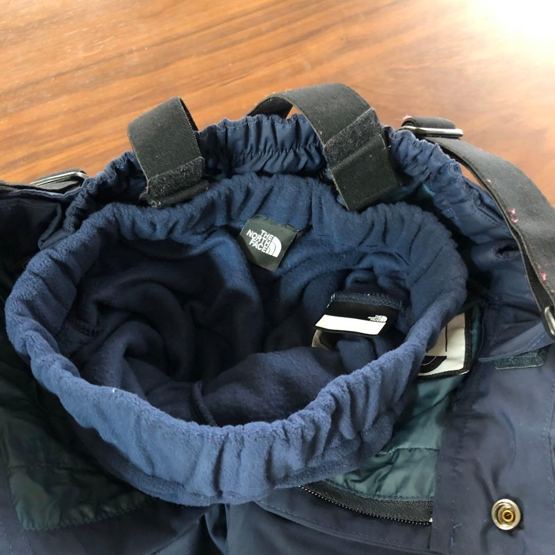 THE NORTH FACE 子供用スキーウェア ネイビー110サイズ中フリース