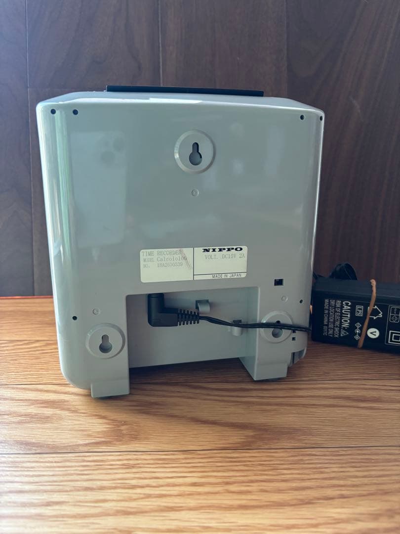 【中古】NIPPO カルコロ 100 タイムレコーダー（純正インクカセット付）