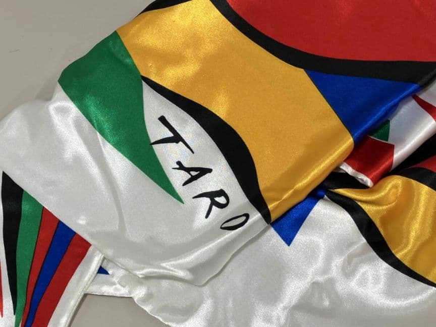 岡本太郎　鯉のぼり　オカモト200　KOINOBORI　白 赤　吹き流しセット