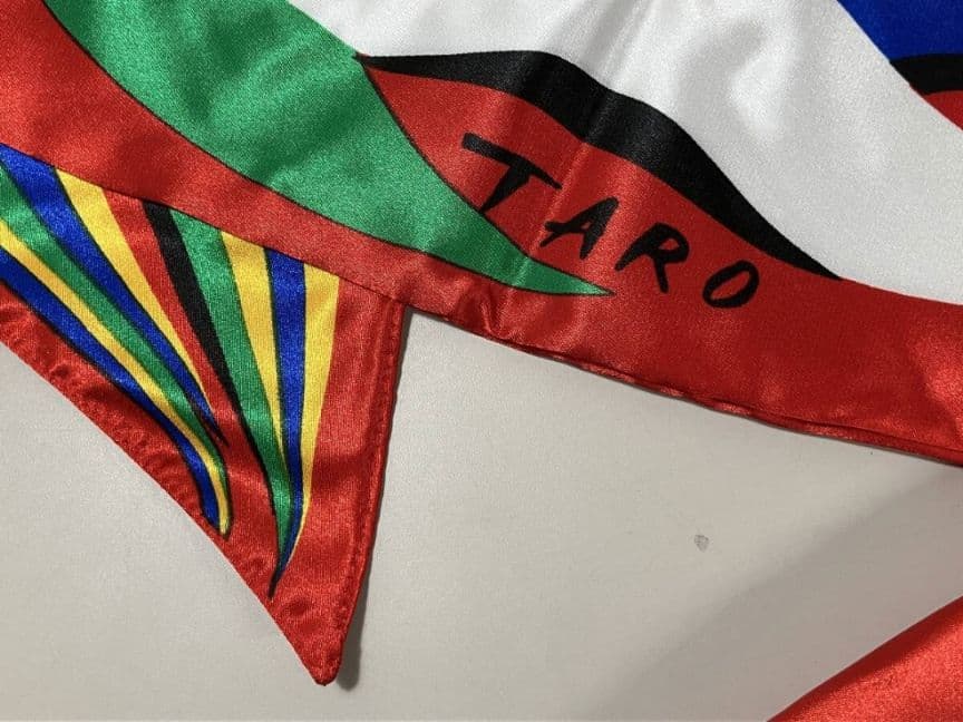 岡本太郎　鯉のぼり　オカモト200　KOINOBORI　白 赤　吹き流しセット