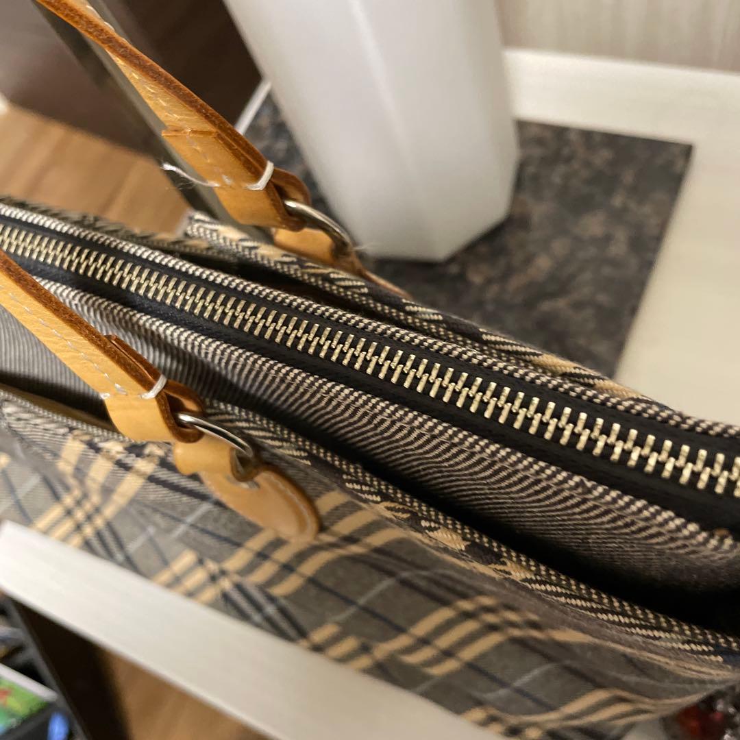 人気　BURBERRY バーバリーブルーレーベル　トートバッグ　ノバチェック柄