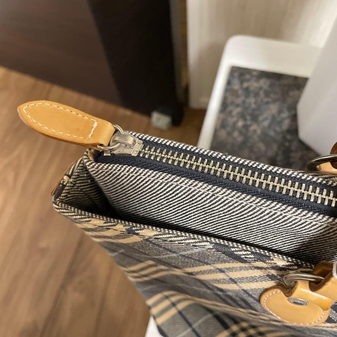 人気　BURBERRY バーバリーブルーレーベル　トートバッグ　ノバチェック柄